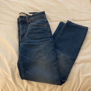NWT Madewell Mid-Rise Classic Straight Jeans
